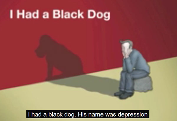 watch-who-raises-awareness-of-black-dog-depression-health-and