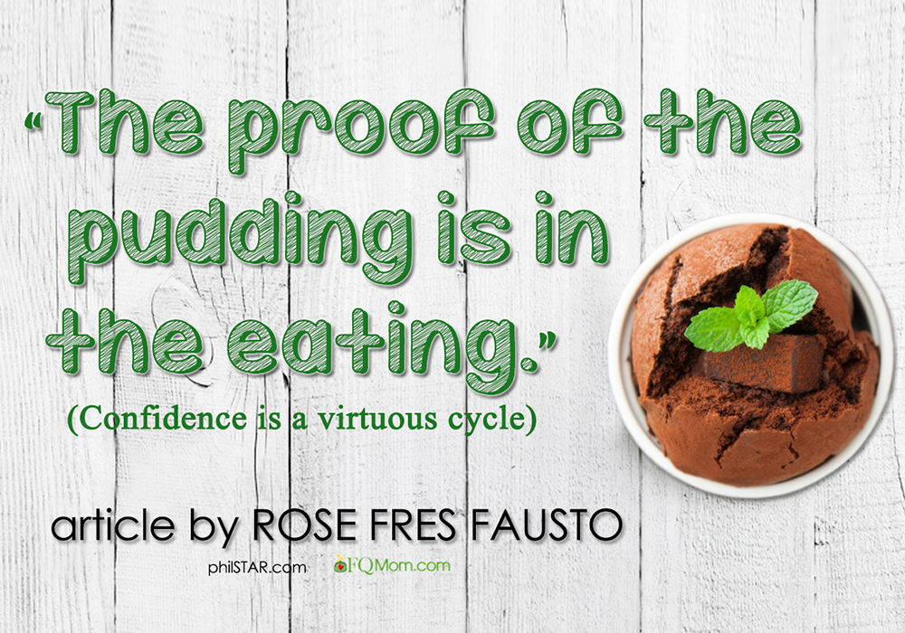 'The proof of the pudding is in the eating' 