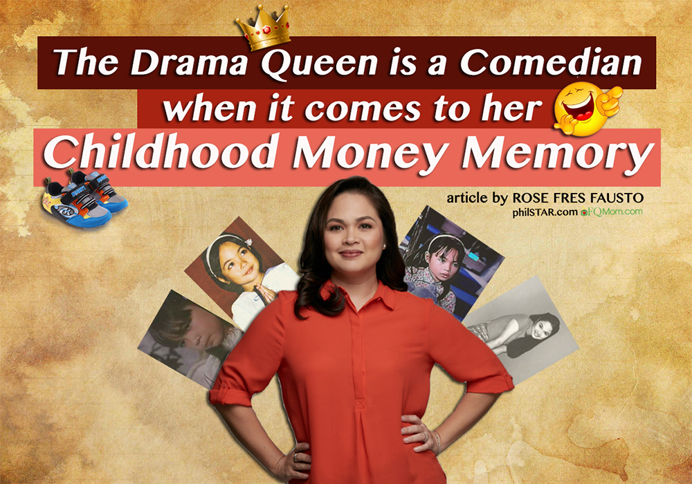 The Drama Queen is a comedian when it comes to her childhood money memory