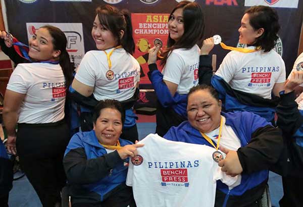 32 gold medals for Philippine Bench Press Team