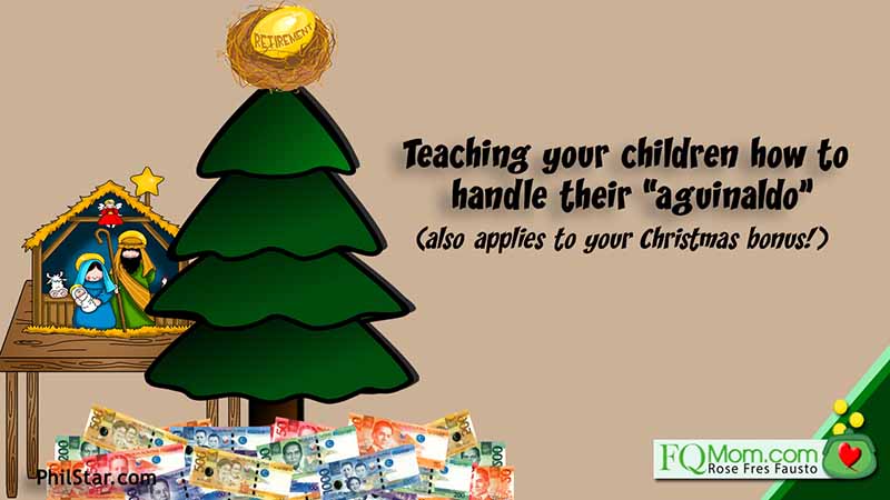 Teaching your children how to handle their 'aguinaldo' (also applies to your Christmas bonus!)