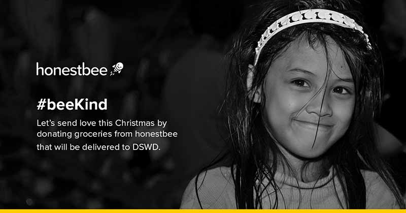 Honestbee lets you share your blessings this season with #BeeKind