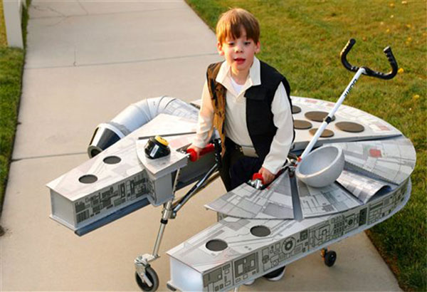 Family builds Star Wars costume for son with cerebral palsy
