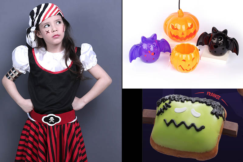 3 treats with tricks for Halloween