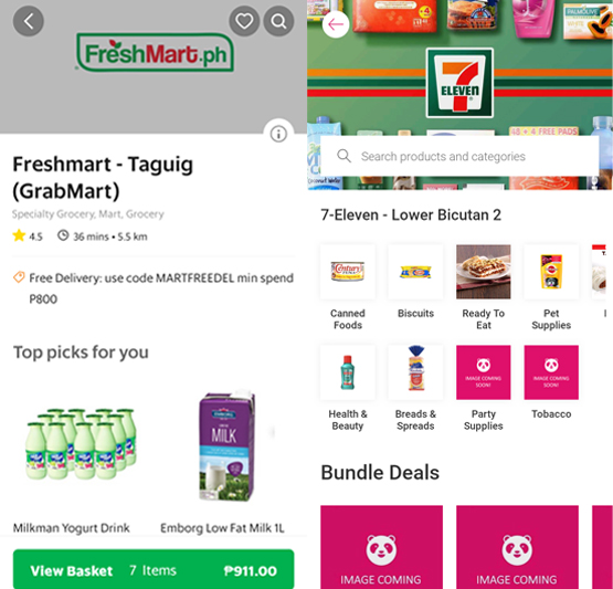 GrabMart vs foodpanda: Which grocery delivery service can save you more time