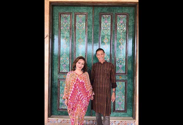 Renato & Maritess Enriquez in their Moroccan house of memories