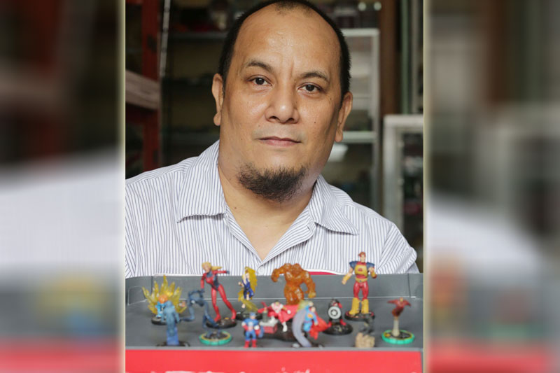 This martial art expert collects  toys