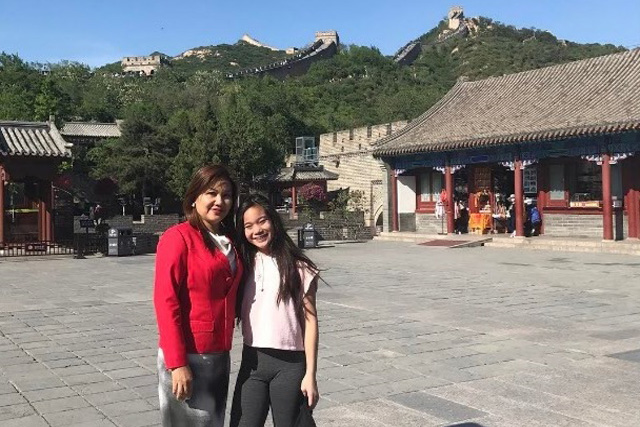 IN PHOTOS: Honeylet, Kitty tour Great Wall of China amid Duterteâs Beijing forum