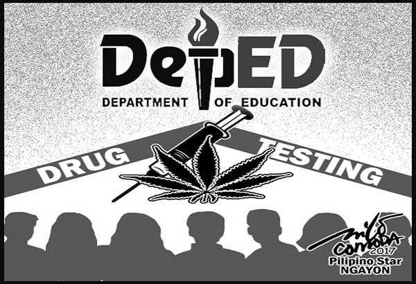 EDITORYAL - Dapat i-drug test  ang mga estudyante