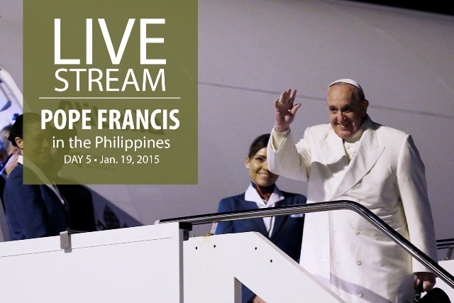 LIVE: Pope Francis in the Philippines - Day 5