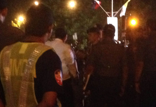 Cops accost 2 men near Apostolic Nunciature ahead of pope's arrival