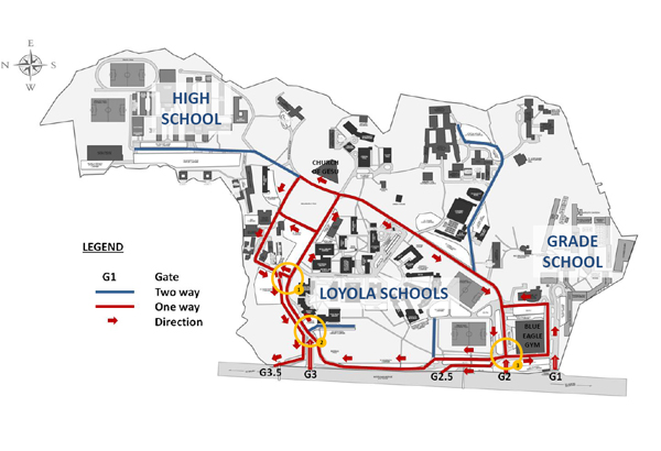 ADMU implements one-way traffic scheme