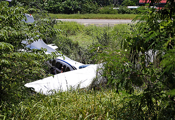 Student pilot hurt as plane overshoots runway
