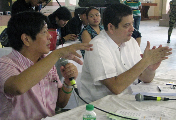 Bongbong, Guingona vow to raise stakeholders' concerns in Bangsamoro law