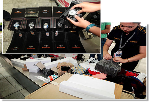 BOC seizes watches in balikbayan box at NAIA