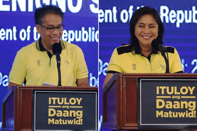 Mar, Leni visit vote-rich Pangasinan to distribute relief goods