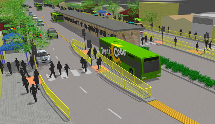 BRT kinahanglang may kaugalingon lane  