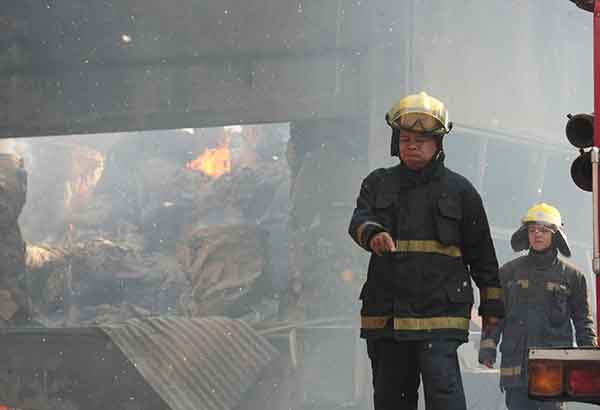 Fire hits Quezon City factory, causes ashfall in Metro Manila