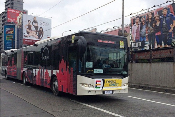 EDSA express buses roll out empty