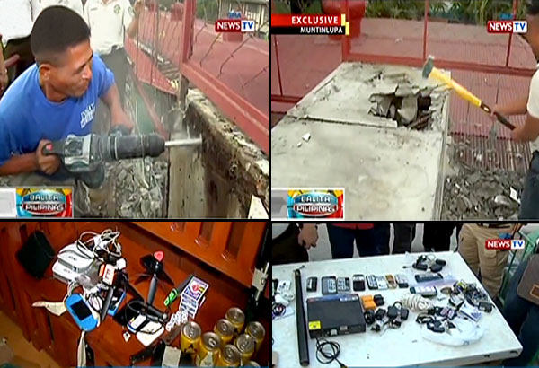 Rooftop pool found in Bilibid