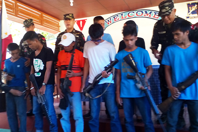 Abu Sayyaf sub-leader, 10 followers surrender in Basilan