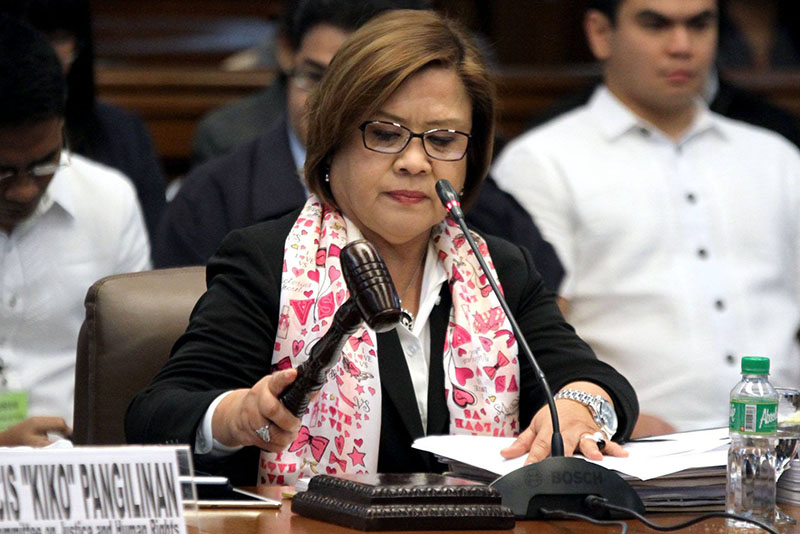 De Lima On Sex Video It Is Not Me Headlines News The Philippine Star