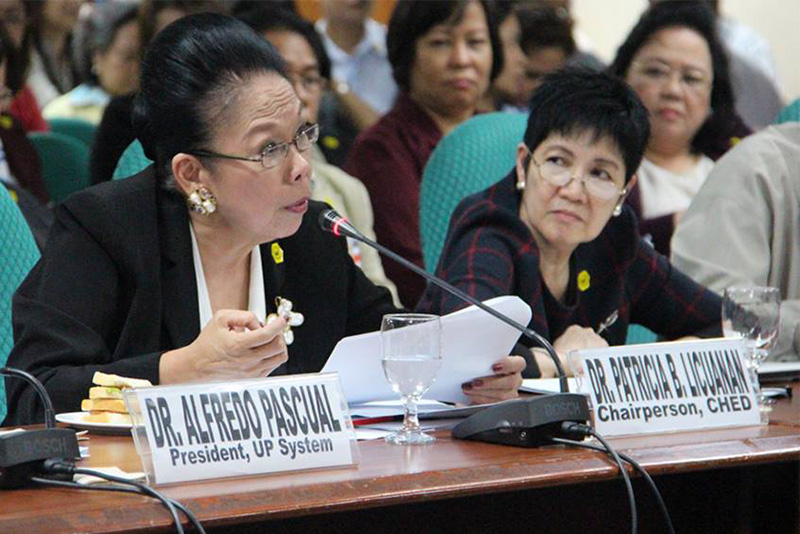 CHED chief Licuanan also barred from Cabinet meetings