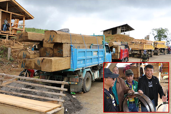 DENR-ARMM seizes 12 truckloads of smuggled lumber