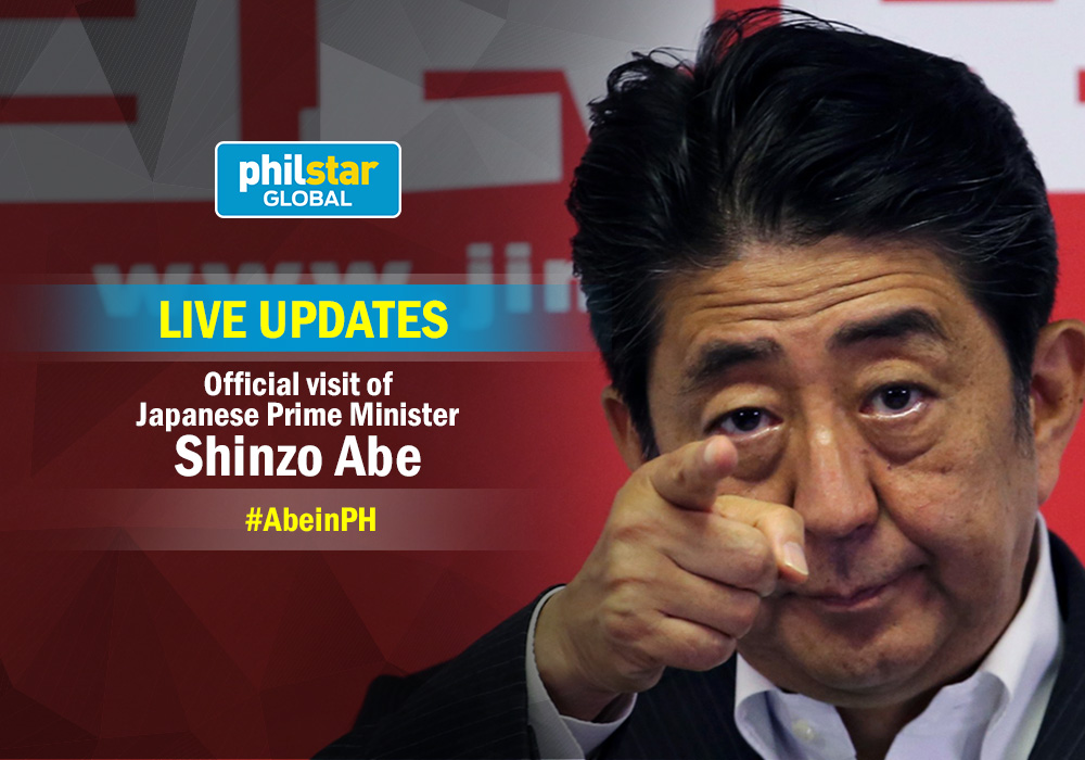 LIVE updates: State visit of Japanese Prime Minister Shinzo Abe - Philippine Star