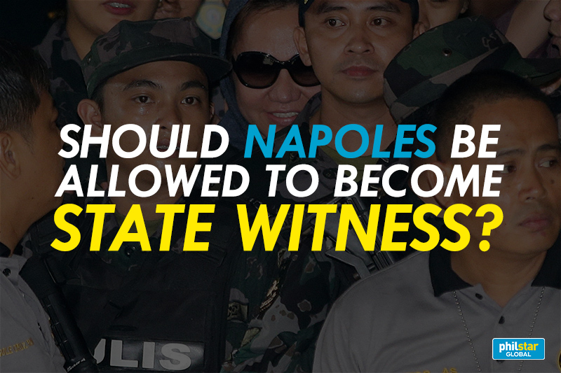 Should Napoles be allowed to become state witness?