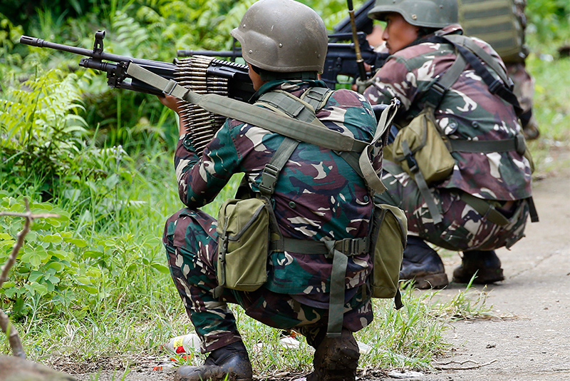 Troops attack rebel positions in renewed push vs Maute
