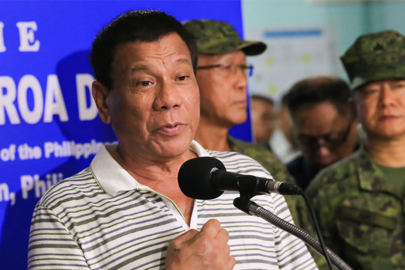 Duterte: No compromise with Maute terrorists     