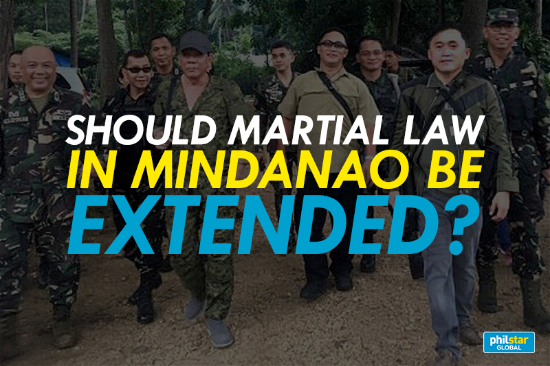 Should martial law in Mindanao be extended?