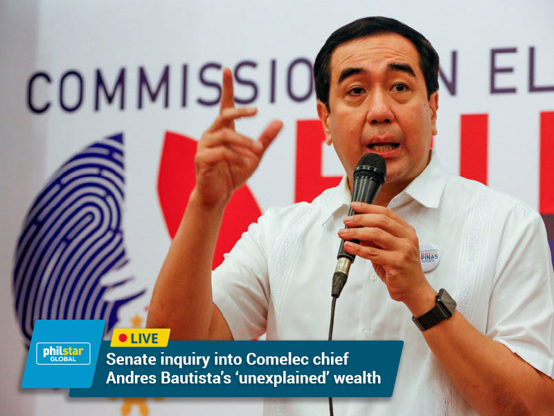 LIVE: Senate probe into Andres Bautista's wealth