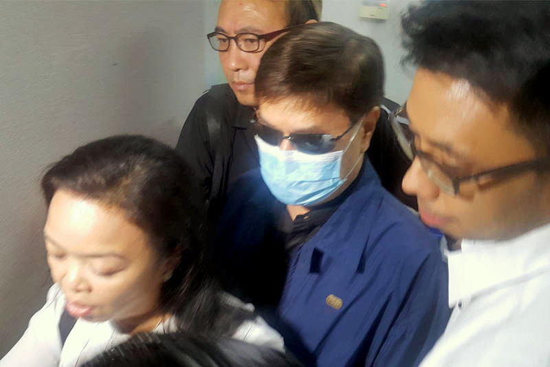 Peter Lim denies drug raps at DOJ