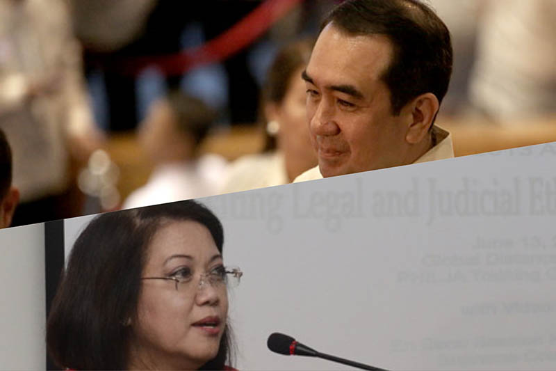 Sereno, Bautista impeach raps move forward