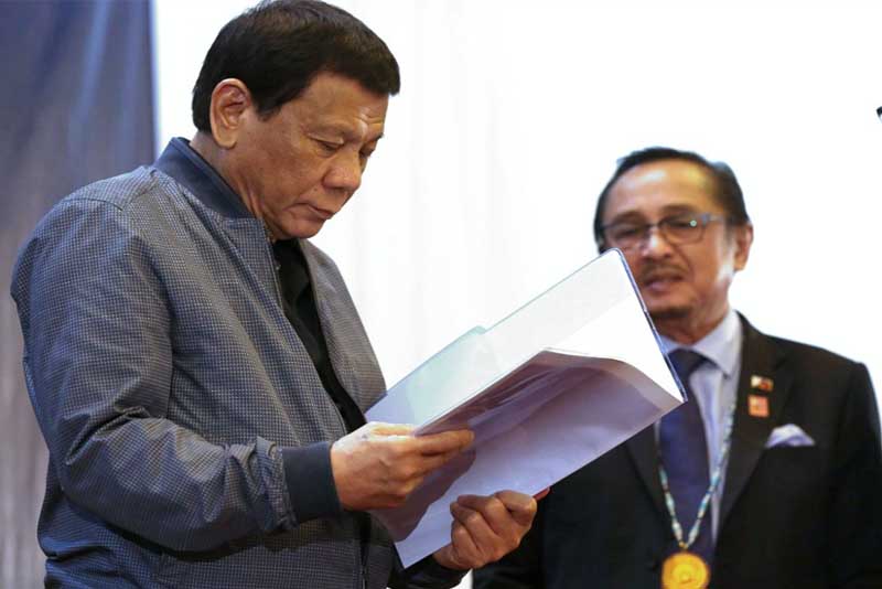 Duterte certifies proposed 2018 budget as urgent