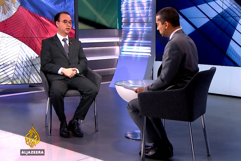 Fact-checking Cayetano's interview on Al Jazeera