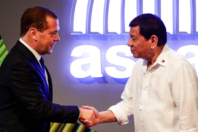 Trade, investments top Duterte's agenda with India, South Korea, Russia