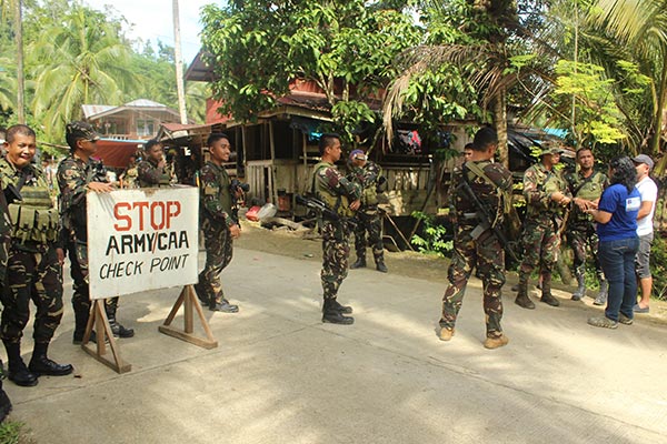 Child rights group: Troops harassing Lumad school teachers, volunteers