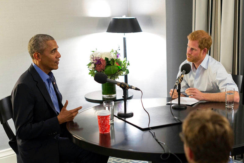 LISTEN: Prince Harry interviews Barack Obama