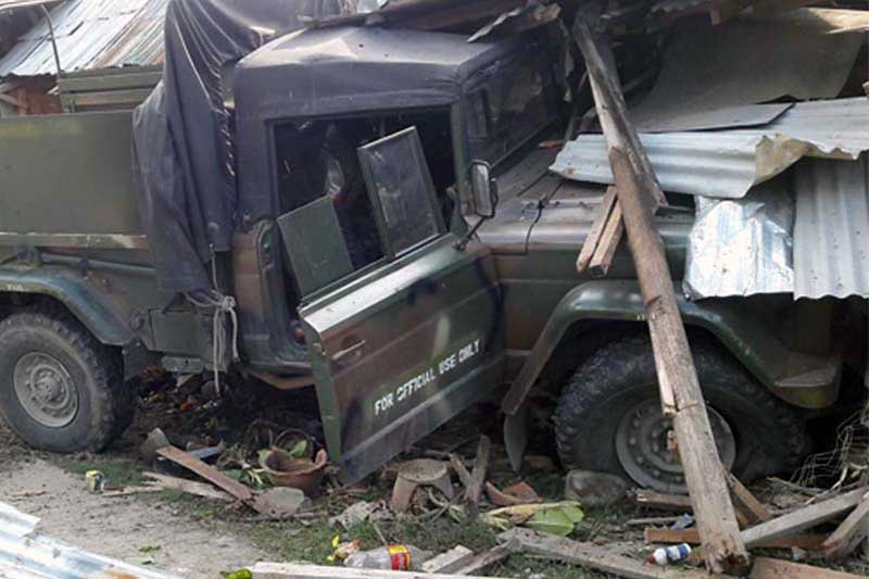 6 soldiers hurt by roadside bomb in North Cotabato town