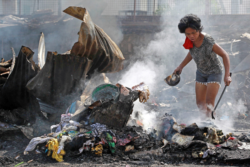 Man blamed for Taguig fire shot dead   