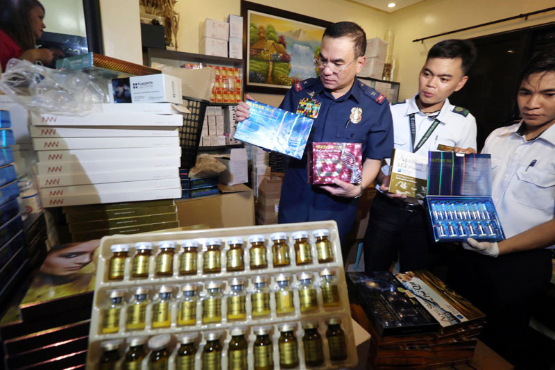 P2-M unregistered beauty products seized in QC