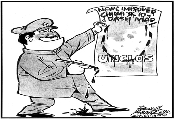 EDITORIAL - Territorial claim by drawing