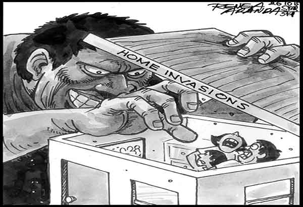 EDITORIAL - No safety at home