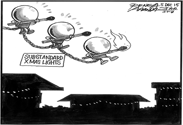 EDITORIAL - Holiday fire alert