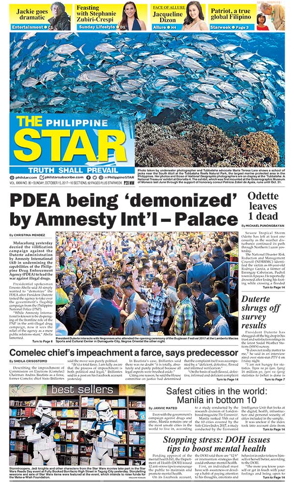 The Star Cover for October 15, 2017