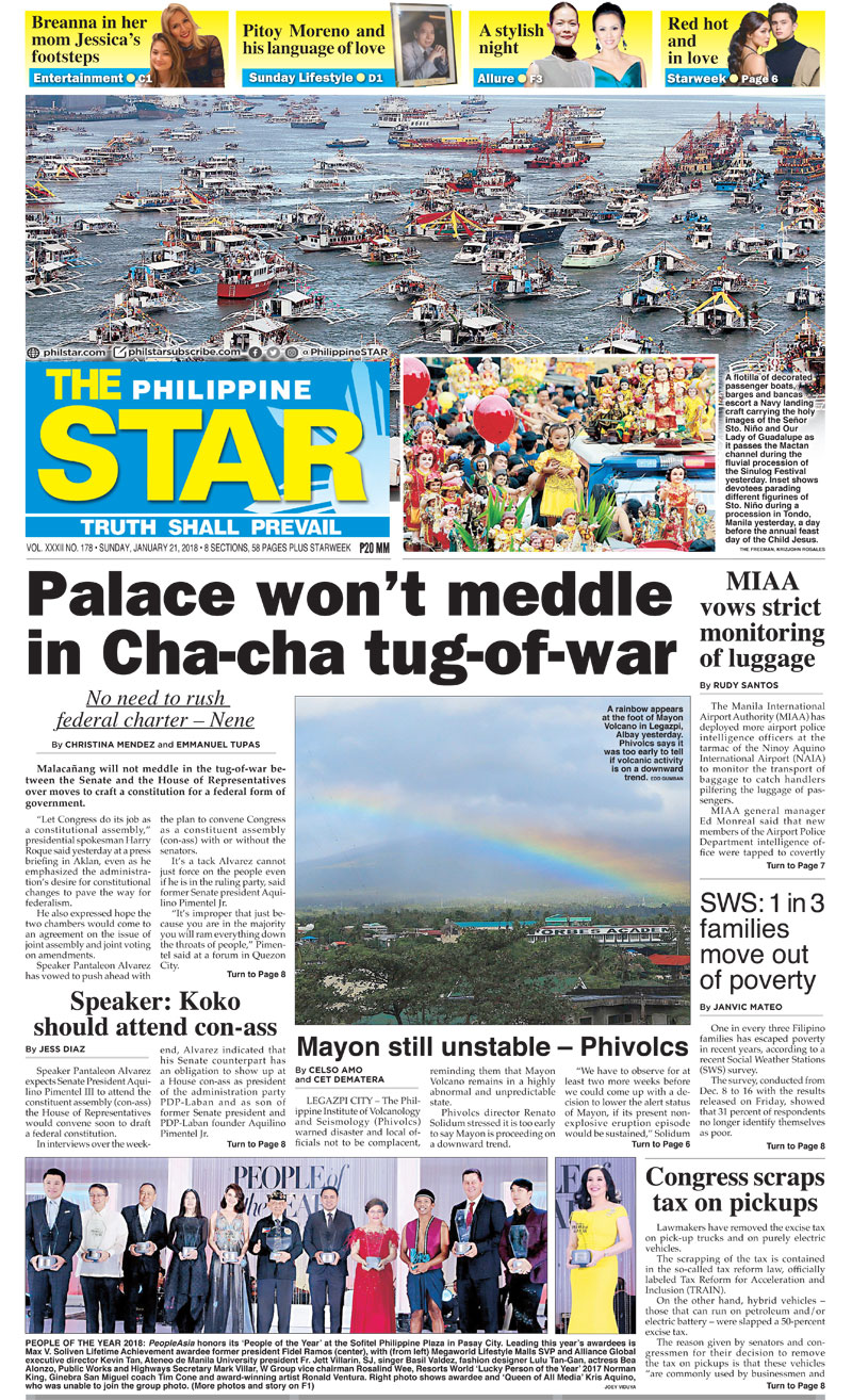 The Star Cover (January 21, 2018)