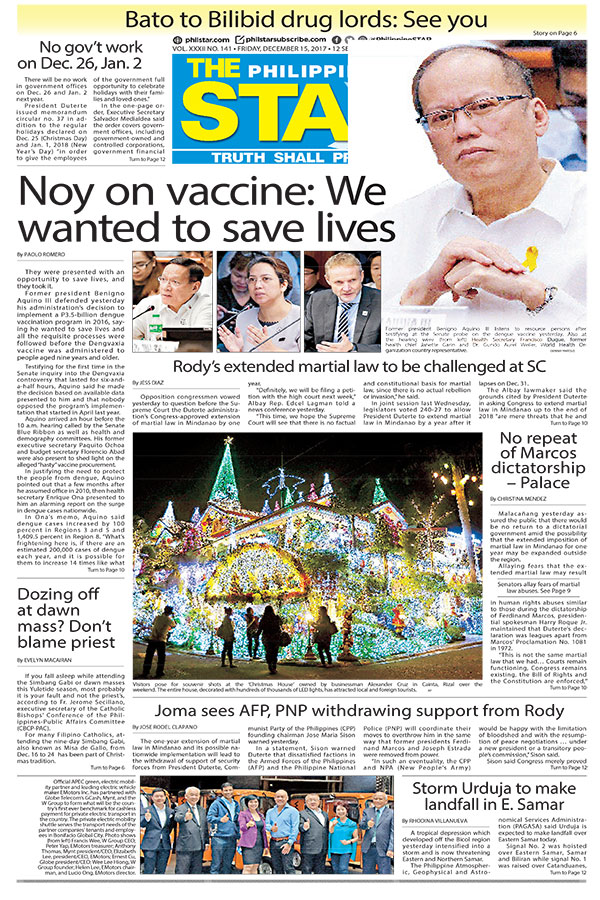 The Star Cover (December 15, 2017)